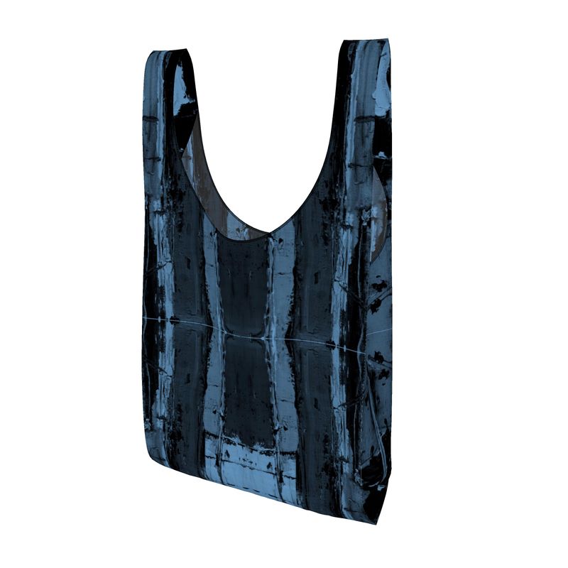 Abstract Mono Art Parachute Shopping Bag