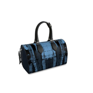 Abstract Tribal Art Blue Mono Luggage Bag