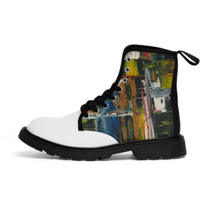 Abstract Definity Men's Canvas Boots