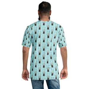 Polka Stags Men's T-shirt textiles by Robert Bowen