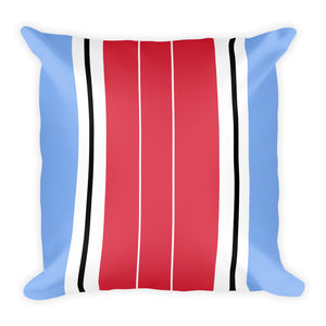 Windrush Red & Blue Square Cushion by Robert Bowen - Robert Bowen Tees
