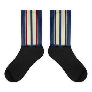 Windrush Mod Black foot socks by Robert Bowen - Robert Bowen Tees