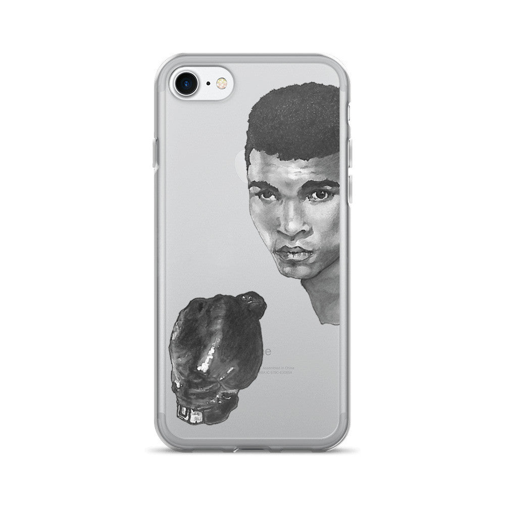 Mo Ali Boxing iPhone 7/7 Plus Case Illustrated by Robert Bowen - Robert Bowen Tees