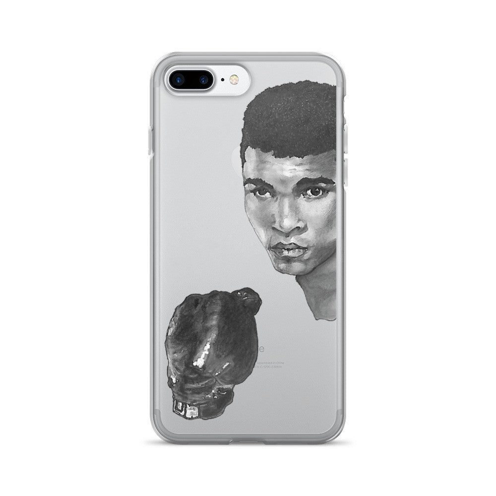 Mo Ali Boxing iPhone 7/7 Plus Case Illustrated by Robert Bowen - Robert Bowen Tees