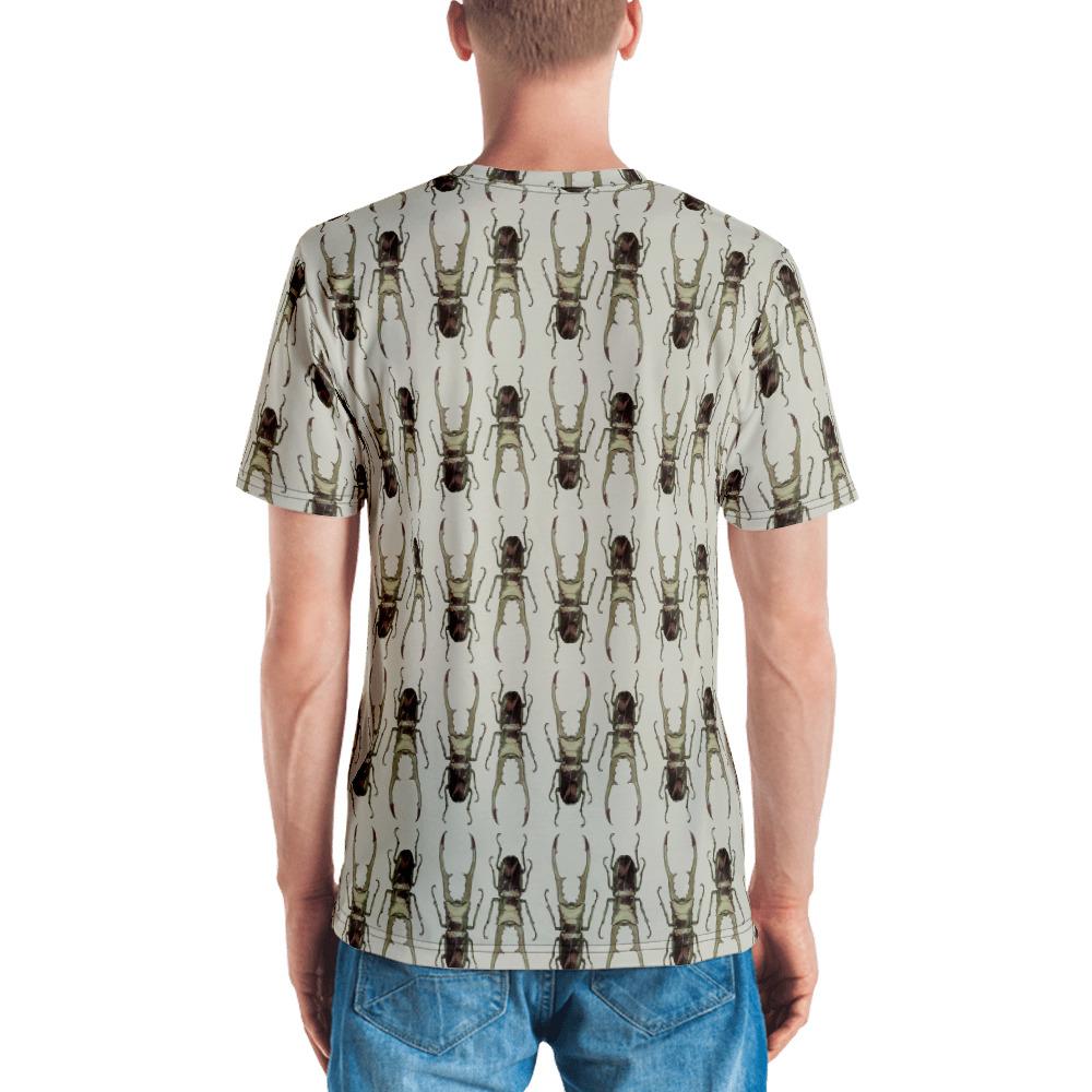 Twin Stag Beetles by Robert Bowen Men's T-shirt - Robert Bowen Tees
