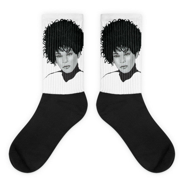 Whitney by Robert Bowen Black Foot Socks - Robert Bowen Tees