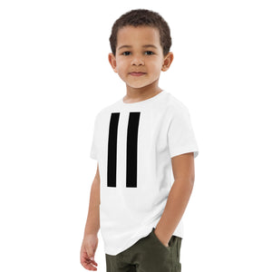 Organic Cotton Twin Strips Kids T-Shirt