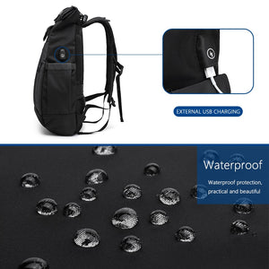 Men's Water Repellent Oxford Backpack