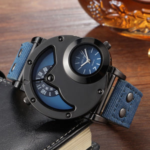 Men's Denim or Leather Watch