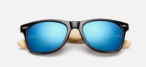 Men's Retro Wood Sunglasses - Robert Bowen Tees