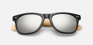 Men's Retro Wood Sunglasses - Robert Bowen Tees
