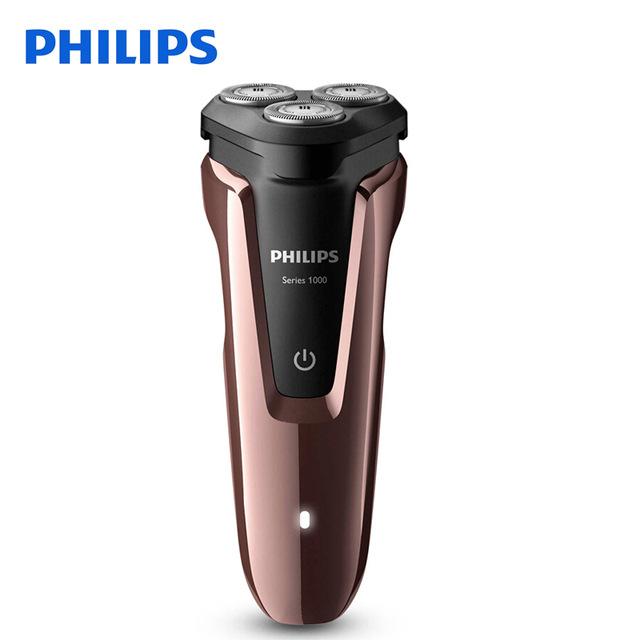 Philips S1060  Rotary Rechargeable Washable Electric Razor With Three Floating Heads