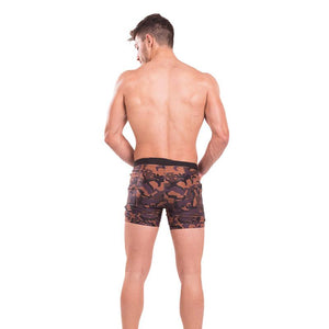 Men's Camo Pockets Swim-Shorts