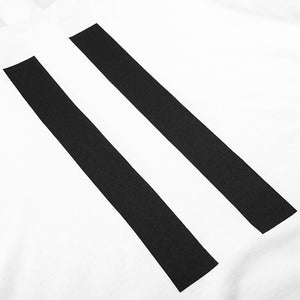 Unisex Twin Strips Loose Fit Short Sleeve T-Shirt