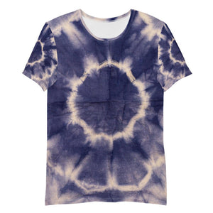 Sunburst Tie-Dye All-Over Print Men's Athletic T-shirt designed by Robert Bowen
