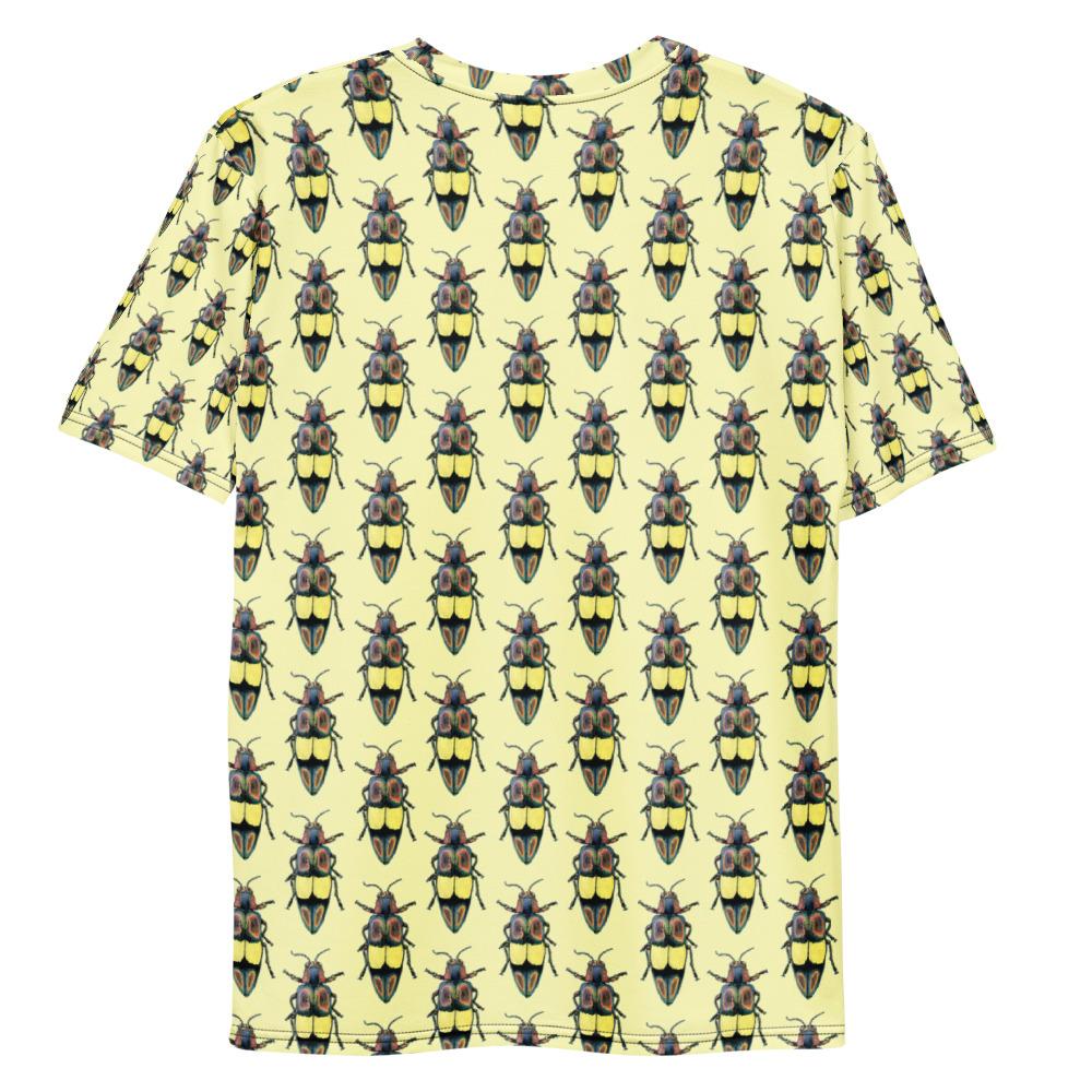 Polka Coloured Bugs Men's T-Shirt Textiles by Robert Bowen