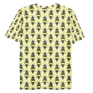 Polka Coloured Bugs Men's T-Shirt Textiles by Robert Bowen