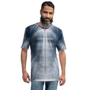 Shibori Tie-Dye Spine Men's T-shirt designed by Robert Bowen