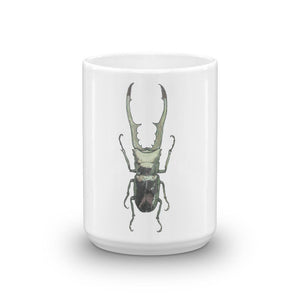 Stag Beetle Mug by Robert Bowen - Robert Bowen Tees