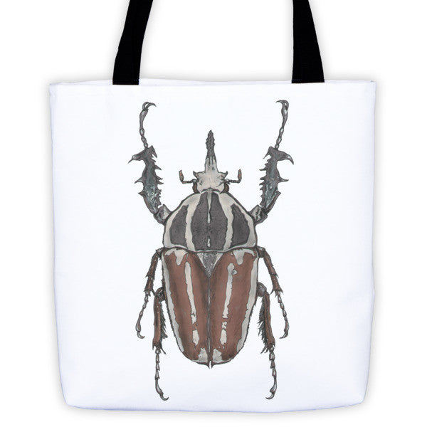 Brown Beetle by Robert Bowen Tote Bag - Robert Bowen Tees