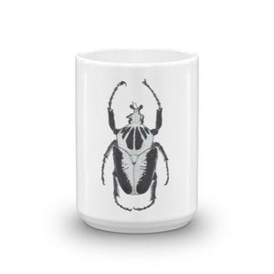 Black & White Beetle by Robert Bowen Mug - Robert Bowen Tees