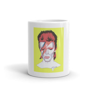 David Bowie Pop Art Mug by Robert Bowen - Robert Bowen Tees