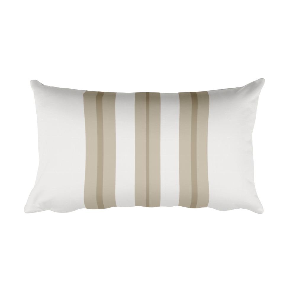Windrush Tan & Off White Rectangular Pillow - Robert Bowen Tees