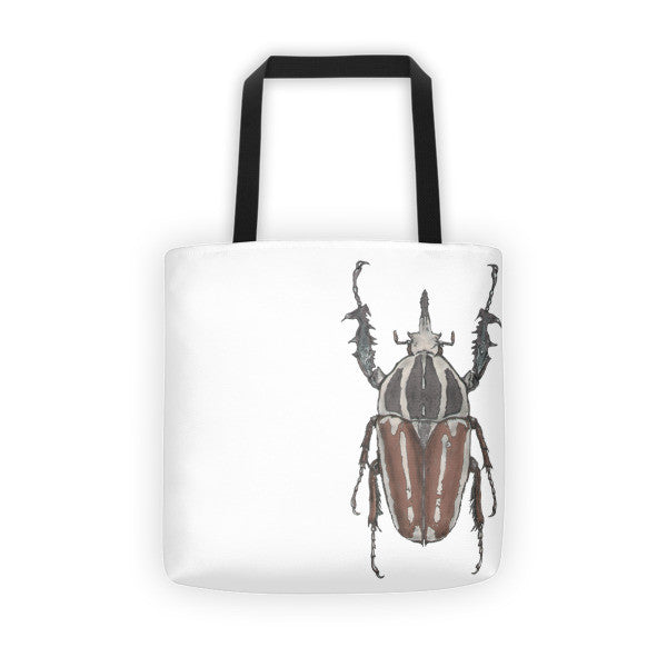 Brown Beetle Tote Bag - Robert Bowen Tees
