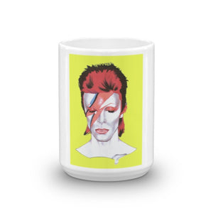 David Bowie Pop Art Mug by Robert Bowen - Robert Bowen Tees