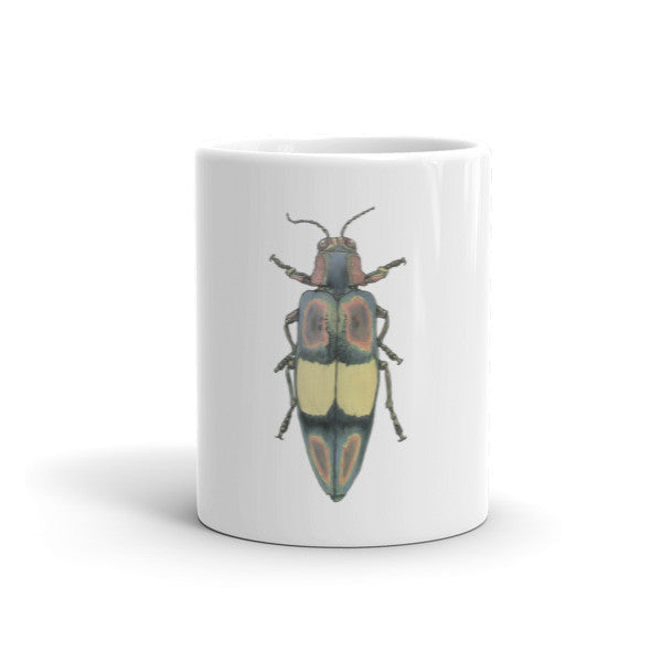 Coloured Beetle Mug by Robert Bowen - Robert Bowen Tees
